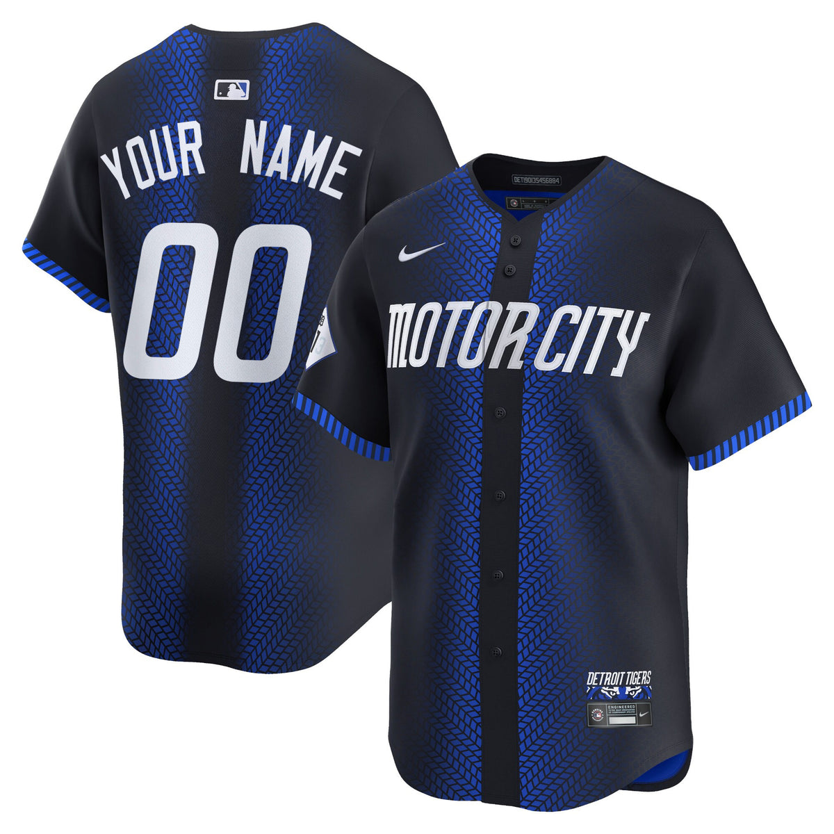 Detroit Tigers 2025 Vapor Premier Limited Custom Jersey - All Stitched