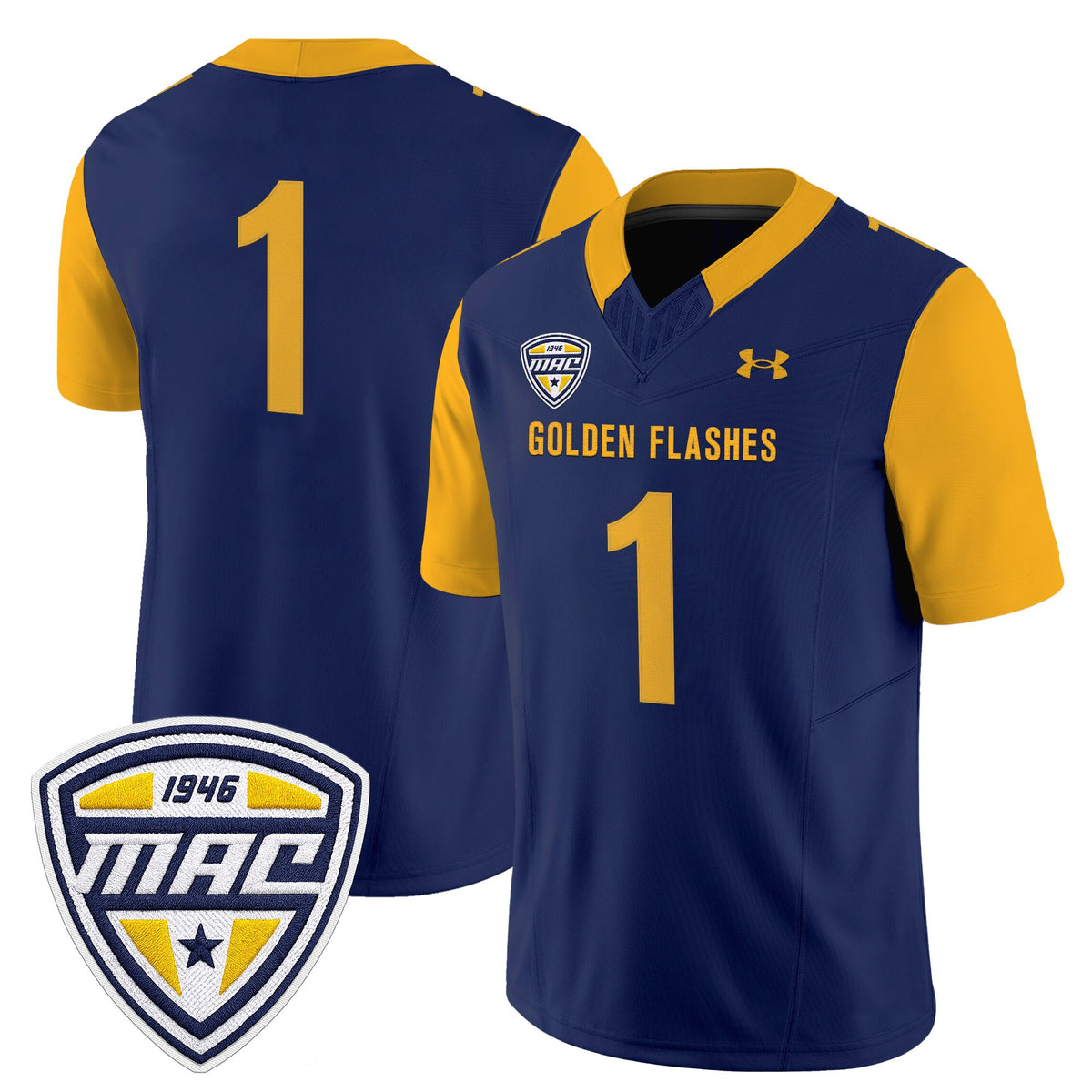 Men's Kent State Golden Flashes 2025 Vapor Limited Jersey - All Stitched