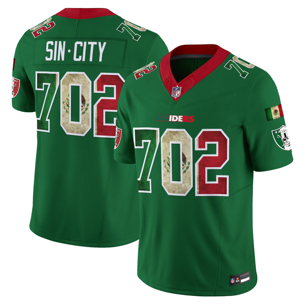 Men's Las Vegas Raiders Mexico Vapor Limited Jersey - All Stitched
