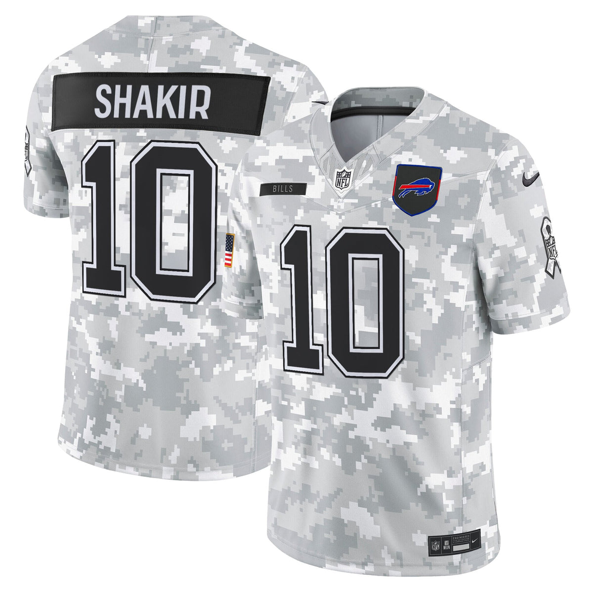 Men's Buffalo Bills 2025 Salute to Service Vapor Limited Jersey - All Stitched