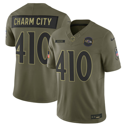 Baltimore Ravens 2025 Salute to Service Vapor Limited Jersey - All Stitched