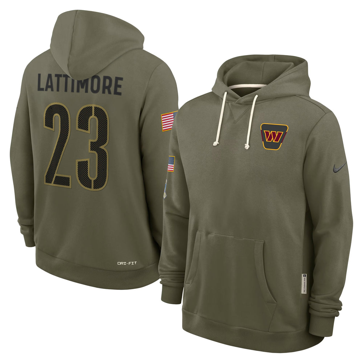 Washington Commanders 2025 Salute to Service Pullover Hoodie - All Stitched