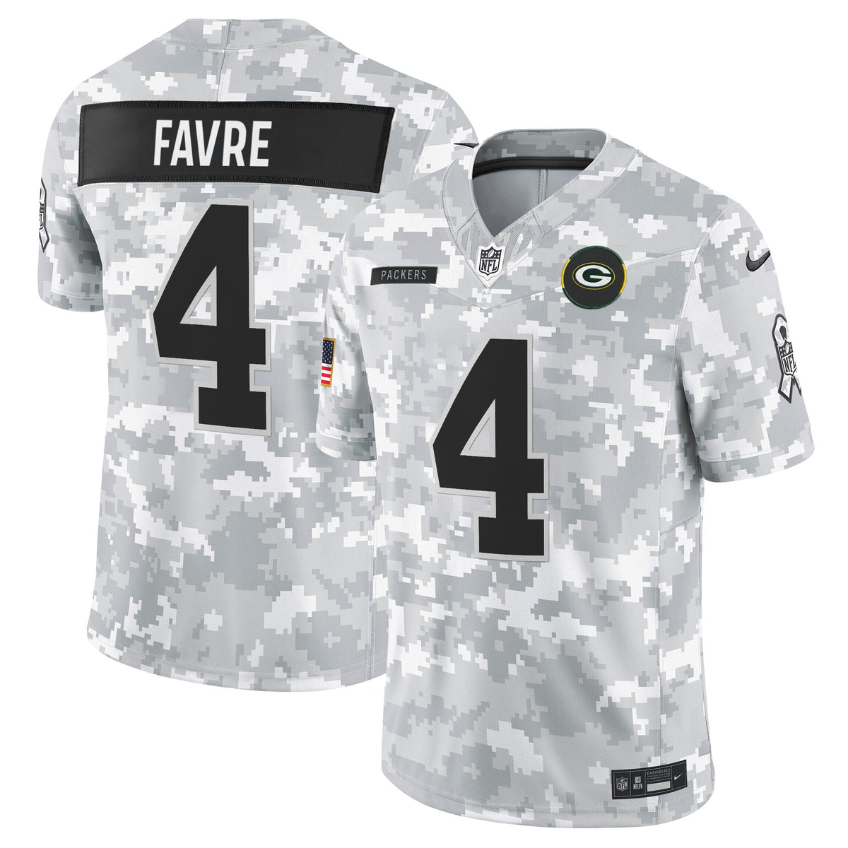 Men's Green Bay Packers 2025 Salute to Service Vapor Limited Jersey - All Stitched