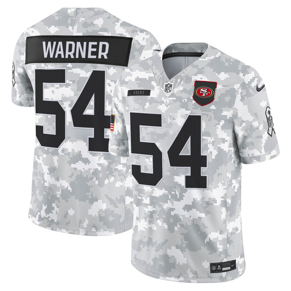 Men's San Francisco 49ers 2025 Salute to Service Vapor Limited Jersey - All Stitched