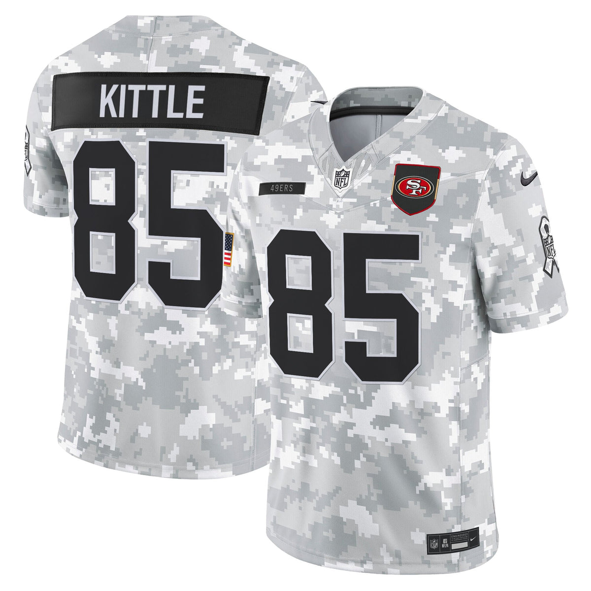Men's San Francisco 49ers 2025 Salute to Service Vapor Limited Jersey - All Stitched