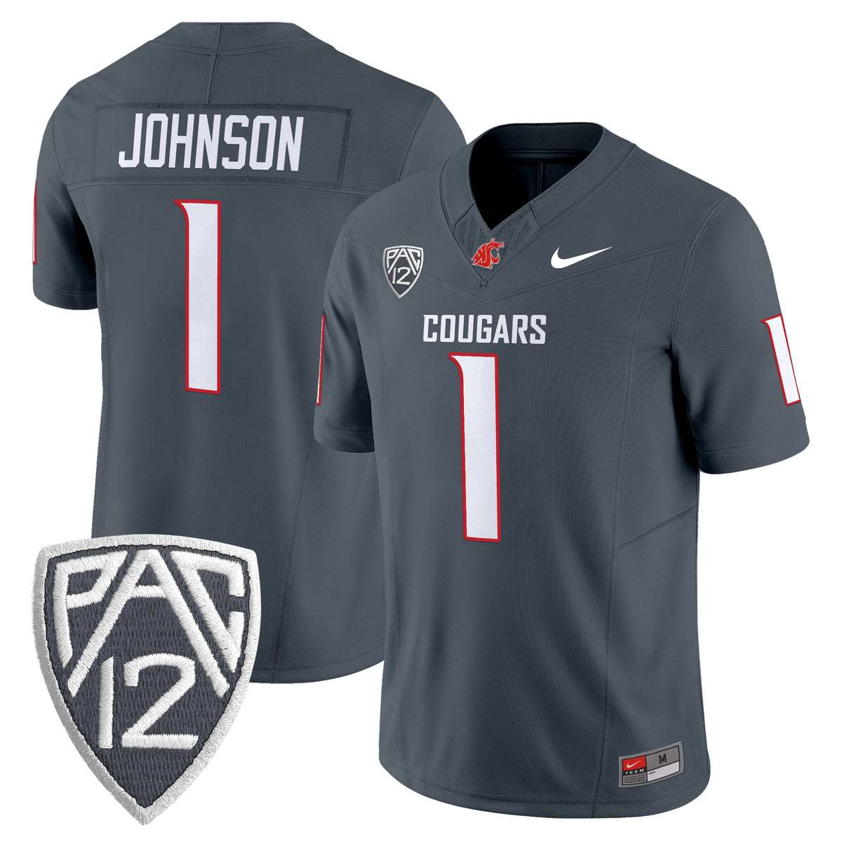 Men's Washington State Cougars 2025 Vapor Limited Jersey V2 - All Stitched