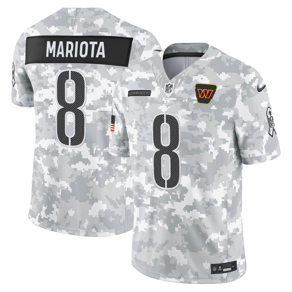 Men's Washington Commanders 2025 Salute to Service Vapor Limited Jersey - All Stitched