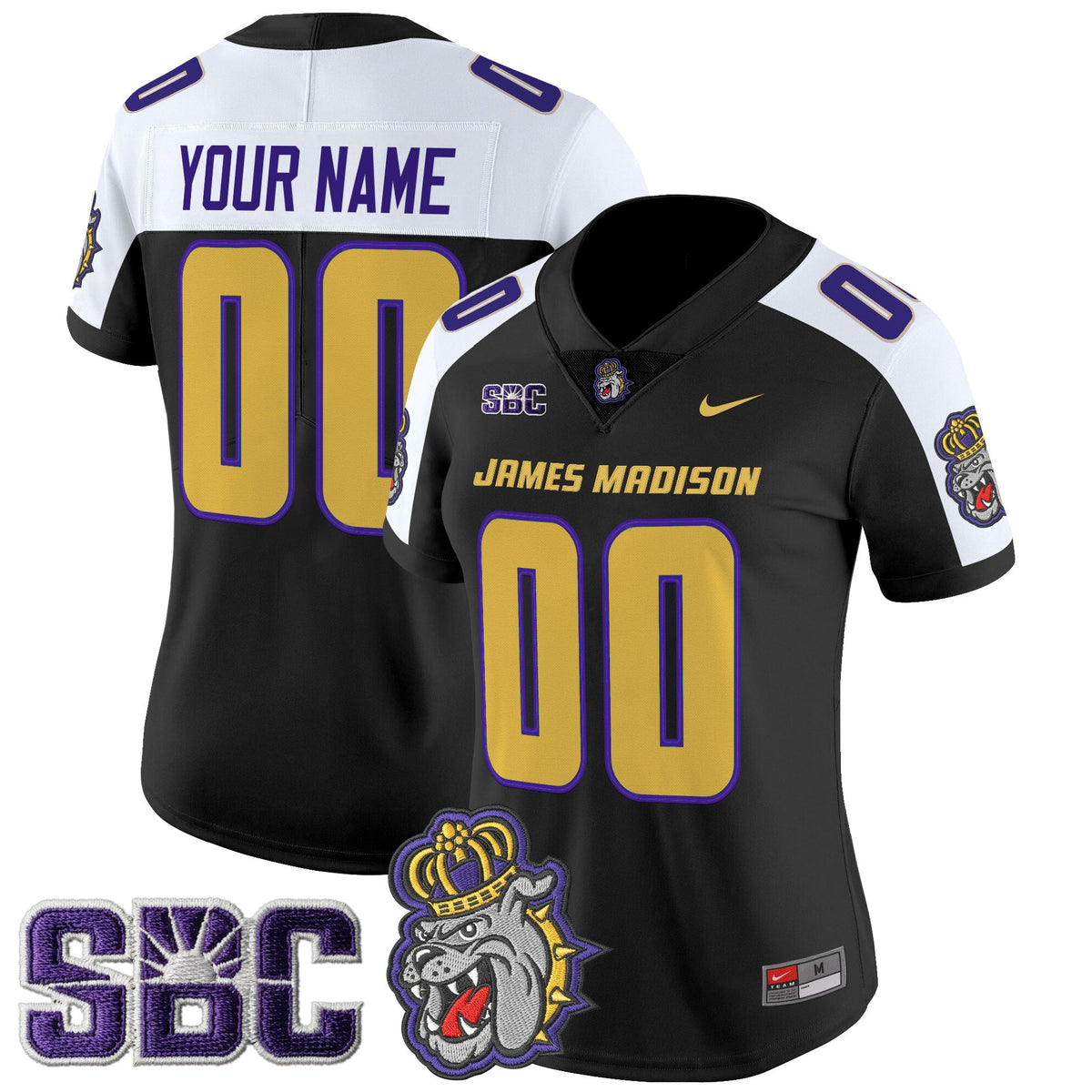 James Madison Dukes 2025 Vapor Limited Custom Jersey - All Stitched