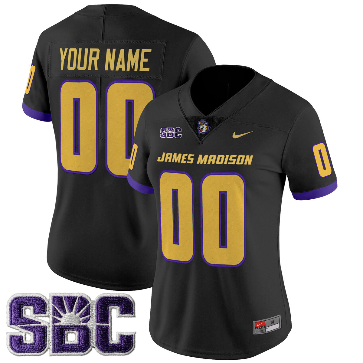 James Madison Dukes 2025 Vapor Limited Custom Jersey - All Stitched