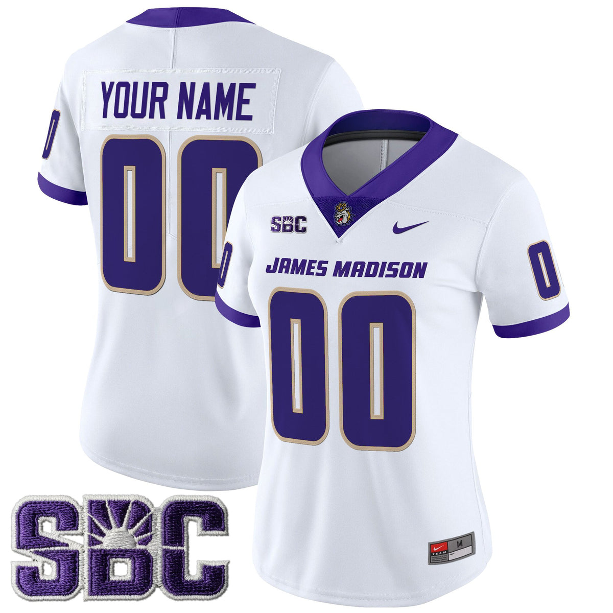 James Madison Dukes 2025 Vapor Limited Custom Jersey - All Stitched