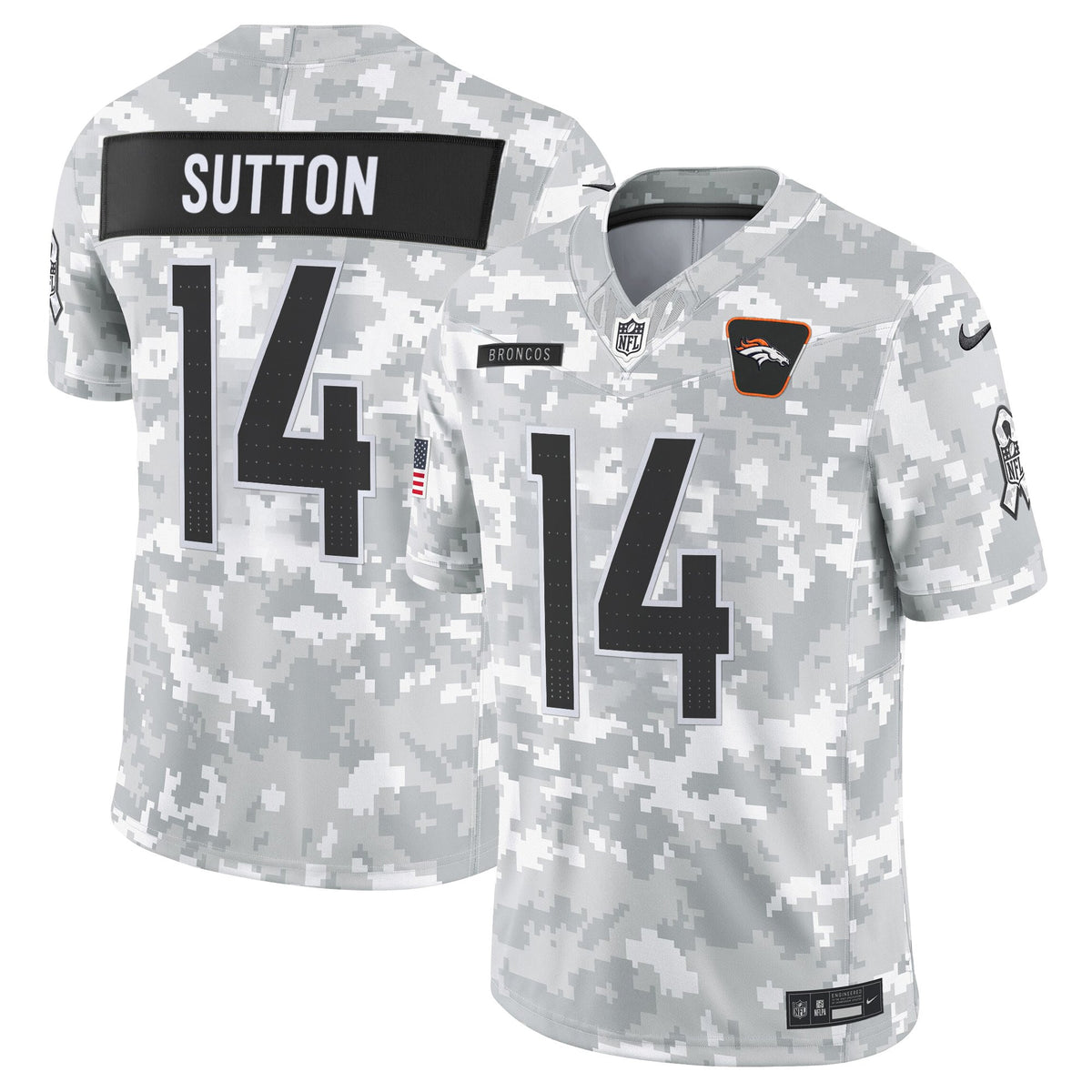 Men's Denver Broncos 2025 Salute to Service Vapor Limited Jersey - All Stitched
