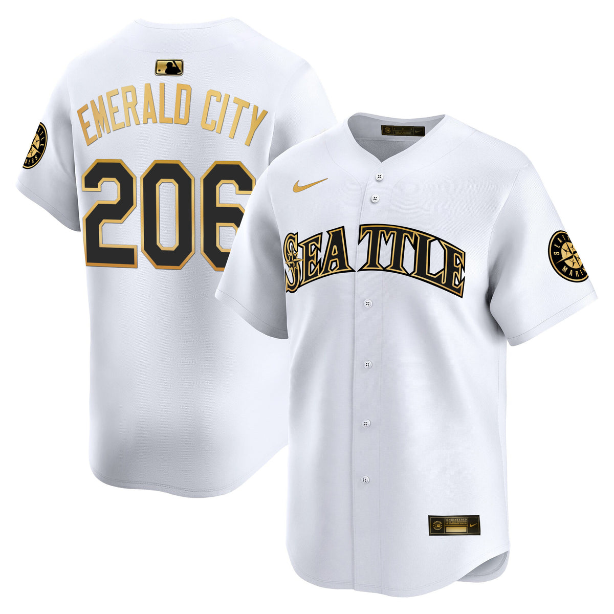 Men's Seattle Mariners 2025 Vapor Premier Limited Jersey V2 - All Stitched