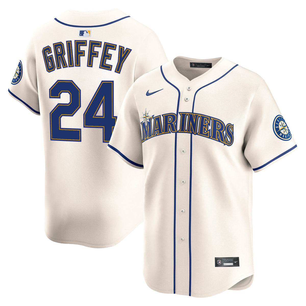 Men's Seattle Mariners 2025 Vapor Premier Limited Jersey V2 - All Stitched