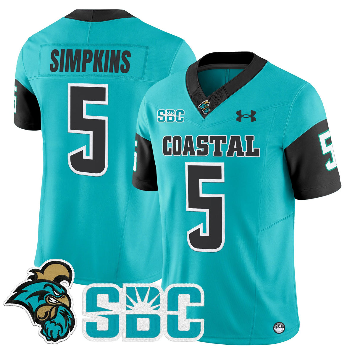 Men's Coastal Carolina Chanticleers 2025 Vapor Limited Jersey - All Stitched