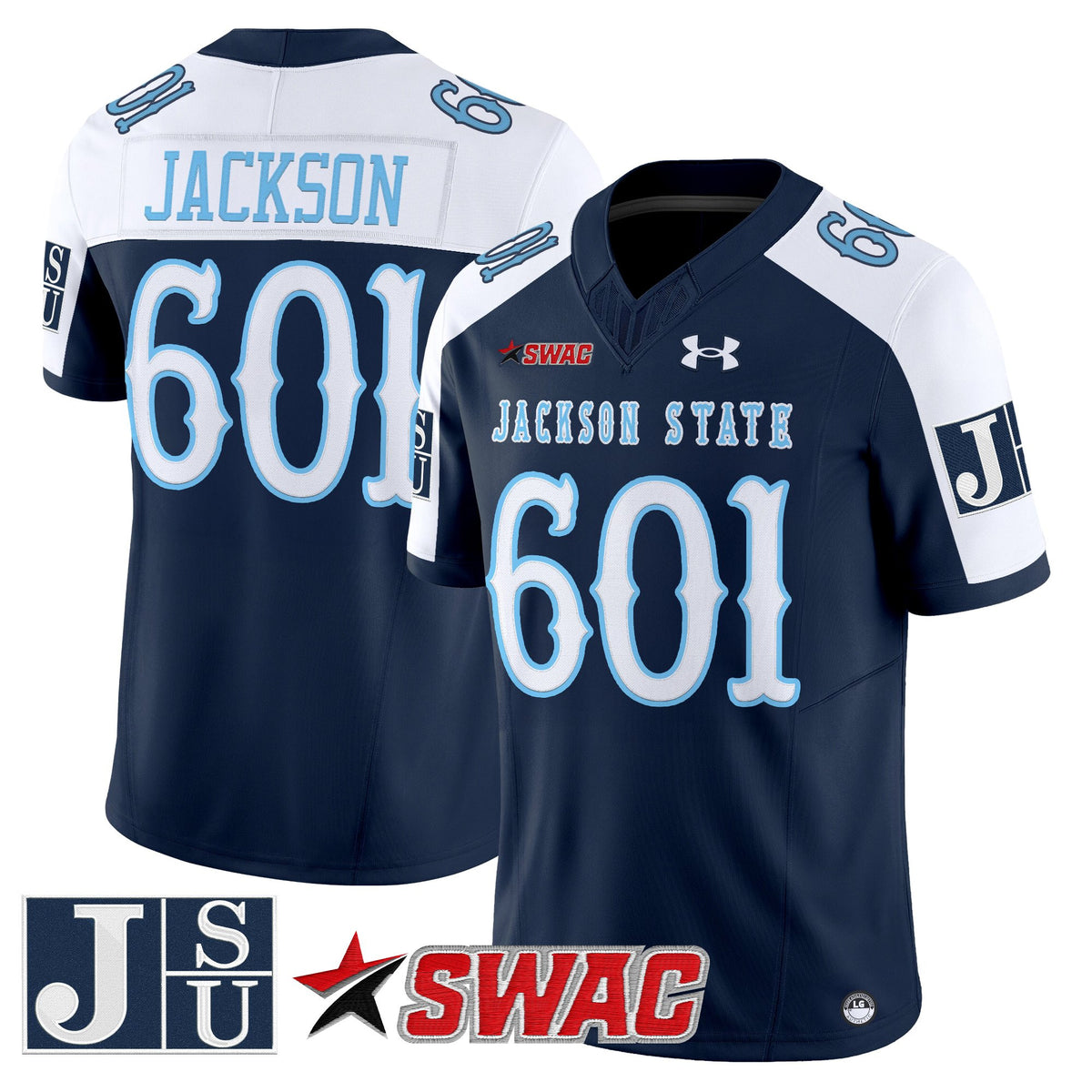 Men's Jackson State Tigers 2025 Vapor Limited Jersey V2 - All Stitched