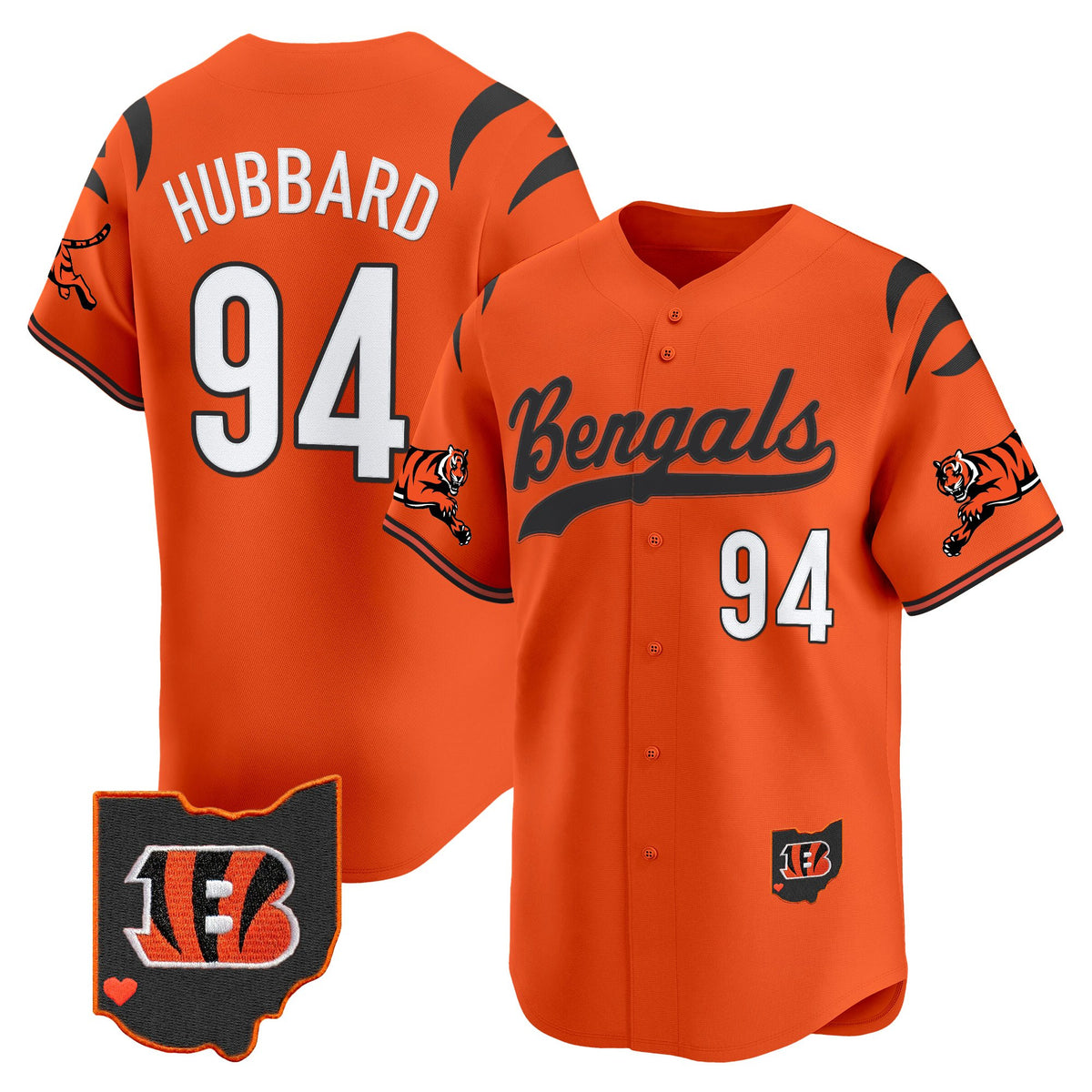 Men's Cincinnati Bengals 2025 Vapor Limited Baseball Jersey V2 - All Stitched