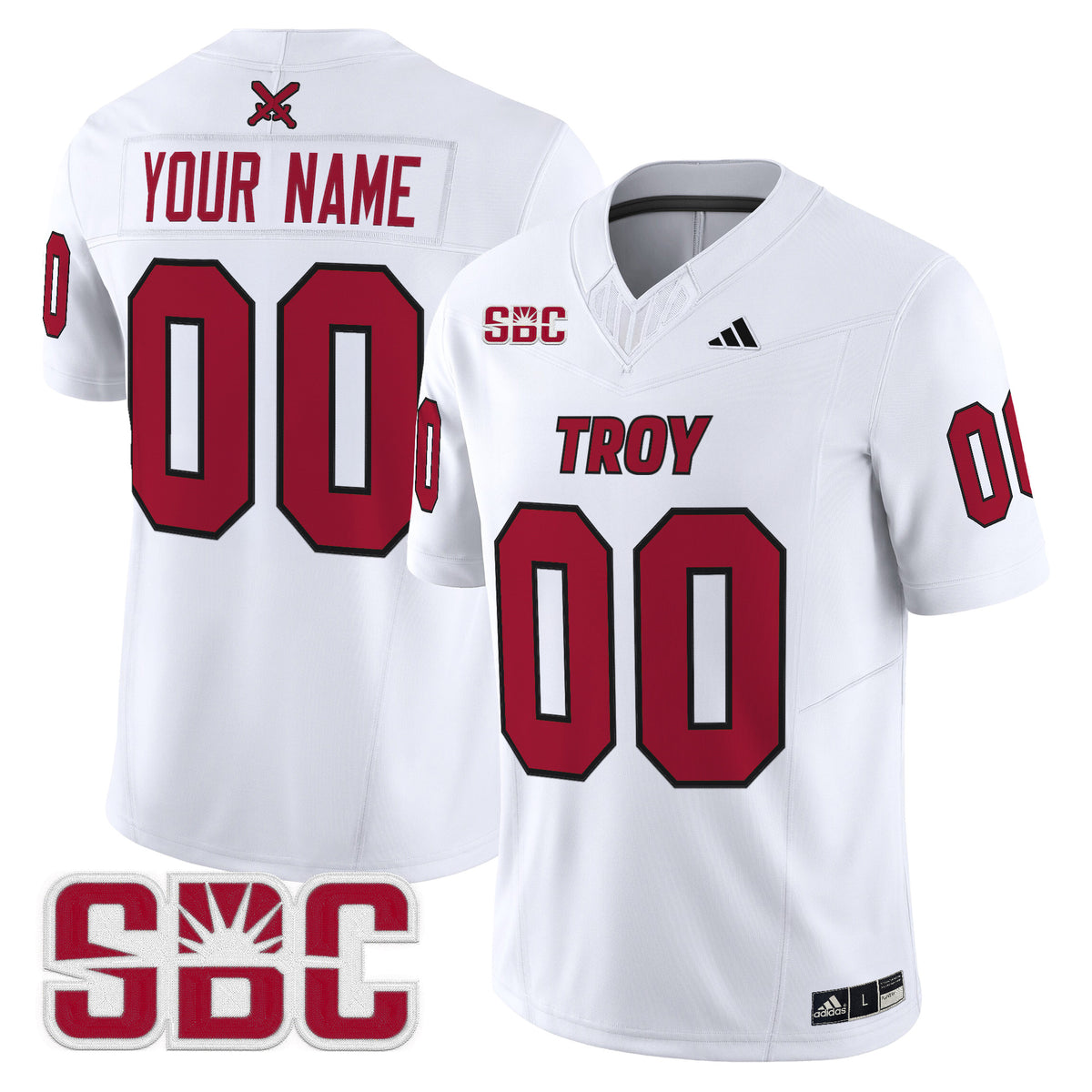 Troy Trojans 2025 Vapor Limited Custom Jersey - All Stitched