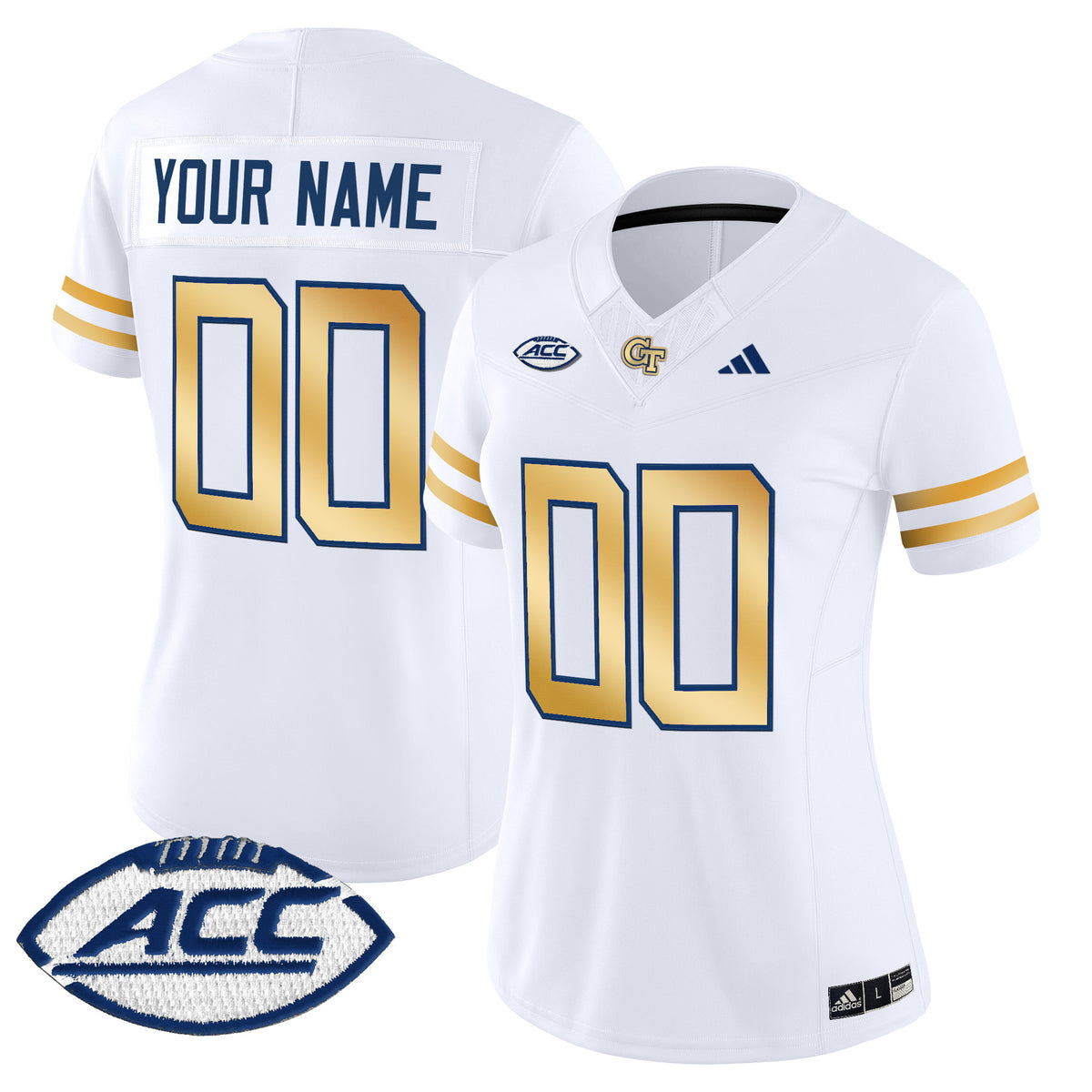 Georgia Tech Yellow Jackets 2025 Vapor Limited Custom Jersey - All stitched