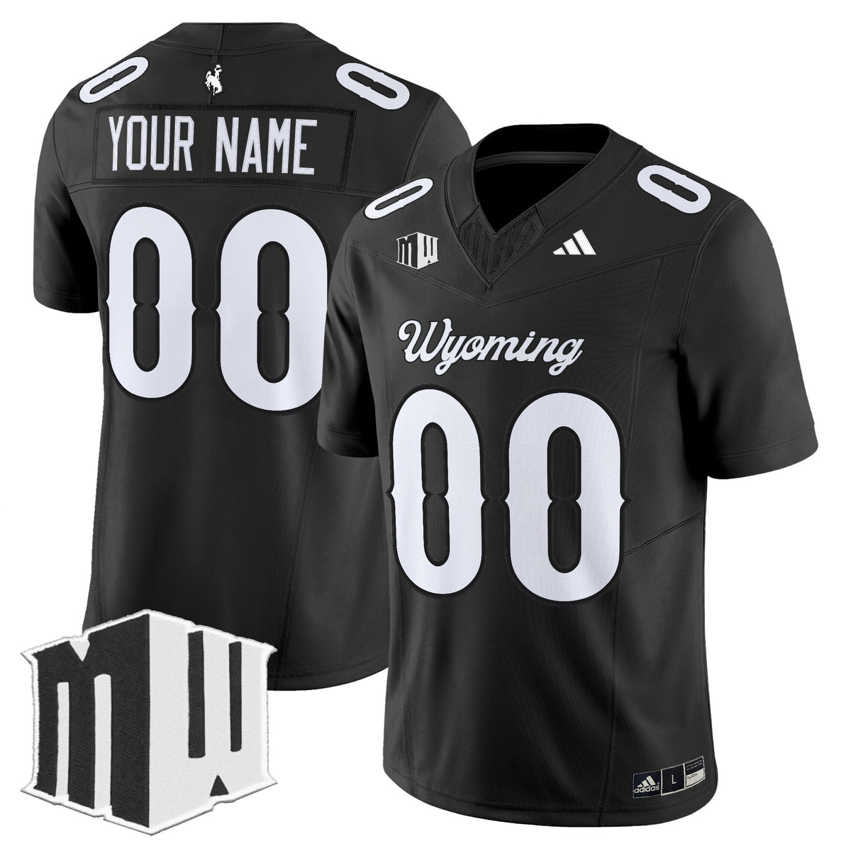 Wyoming Cowboys 2025 Vapor Limited Custom Jersey - All Stitched