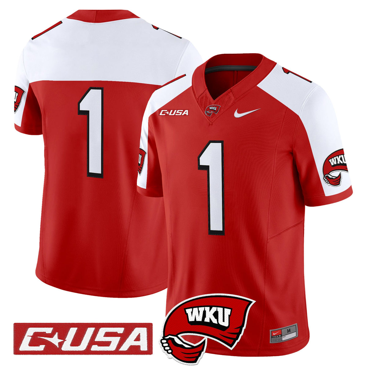 Men's Western Kentucky Hilltoppers 2025 Vapor Limited Jersey - All Stitched