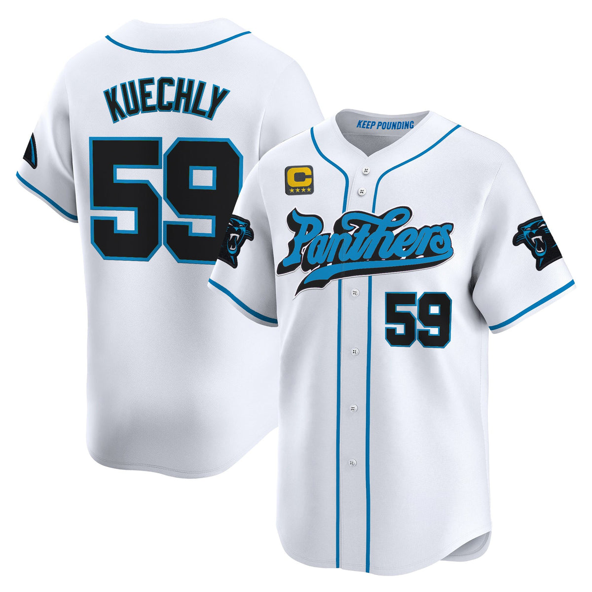 Men's Carolina Panthers 2025 Vapor Limited Baseball Jersey - All Stitched
