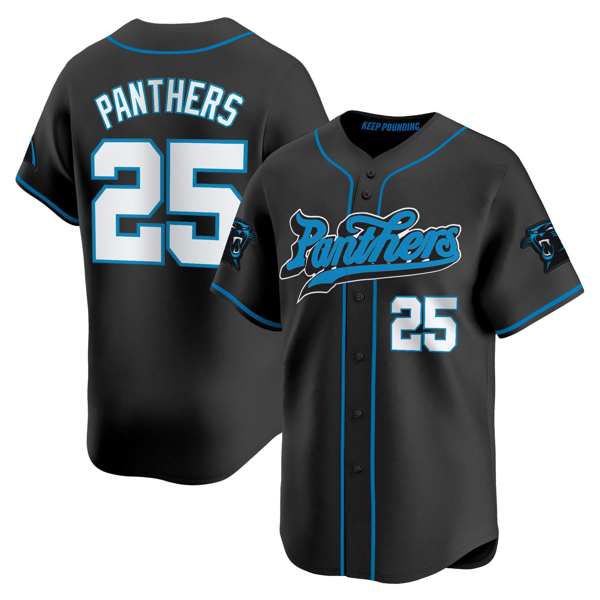 Men's Carolina Panthers 2025 Vapor Limited Baseball Jersey - All Stitched