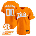 Tennessee Volunteers 2025 Vapor Baseball Custom Jersey - All Stitched