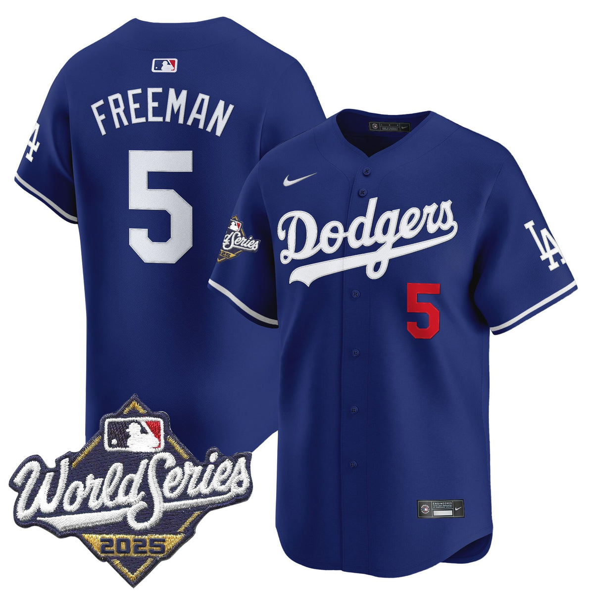 Men's Dodgers 2025 World Series Vapor Premier Limited Jersey - All Stitched