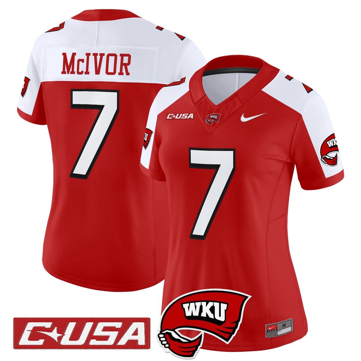 Women's Western Kentucky Hilltoppers 2025 Vapor Limited Jersey - All Stitched