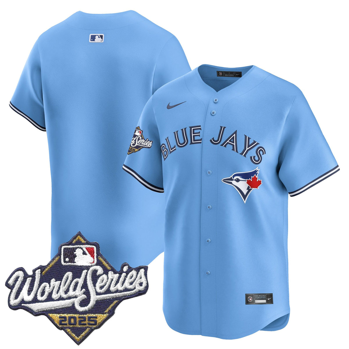 Men's Toronto Blue Jays 2025 World Series Vapor Premier Limited Jersey - All Stitched