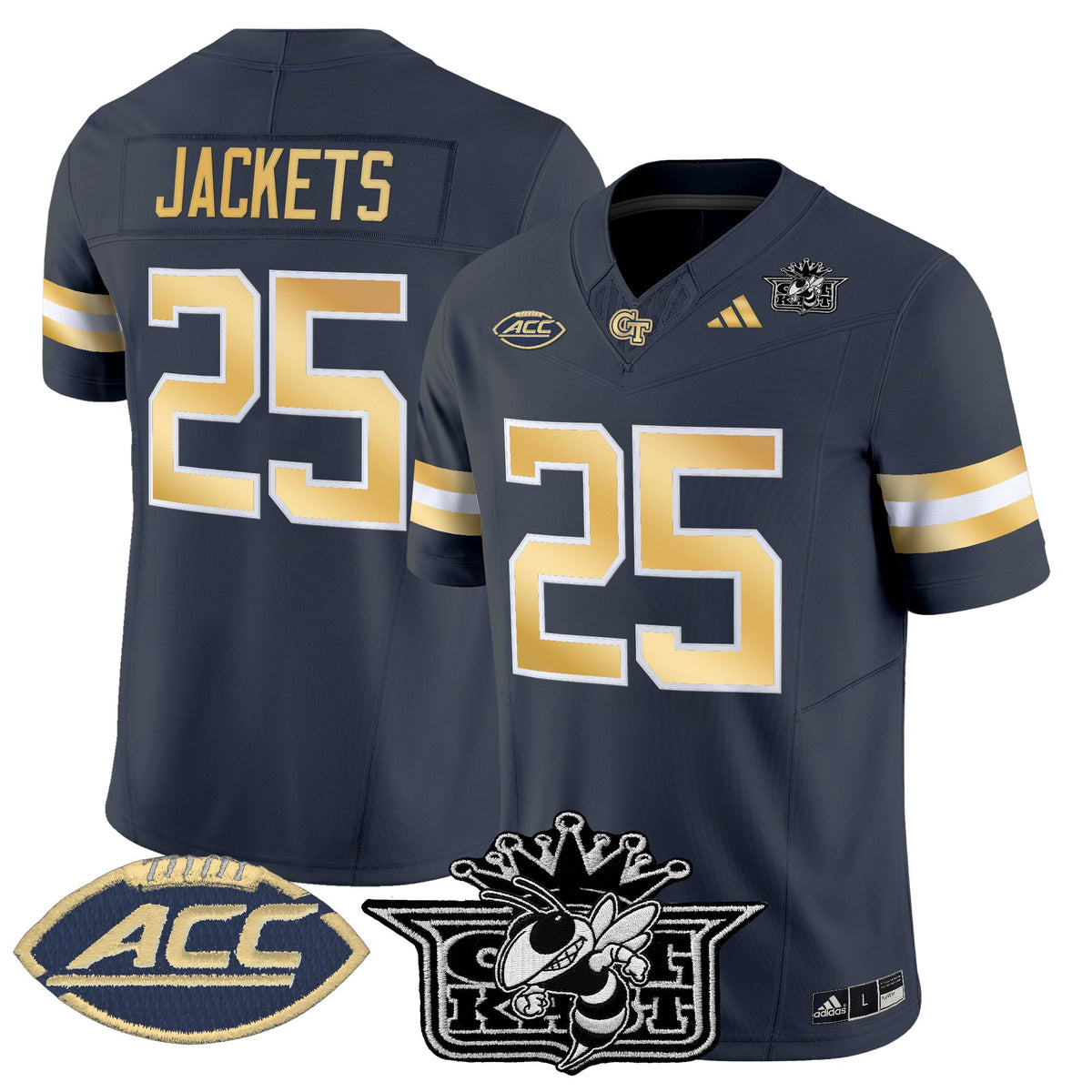 Men's Outkast x Georgia Tech Yellow Jackets 2025 Vapor Limited Jersey - All stitched