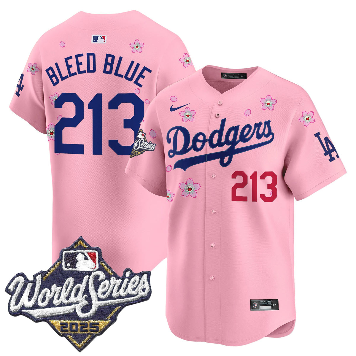Men's Dodgers 2025 World Series x Tokyo Series Vapor Premier Limited Jersey - Stitched