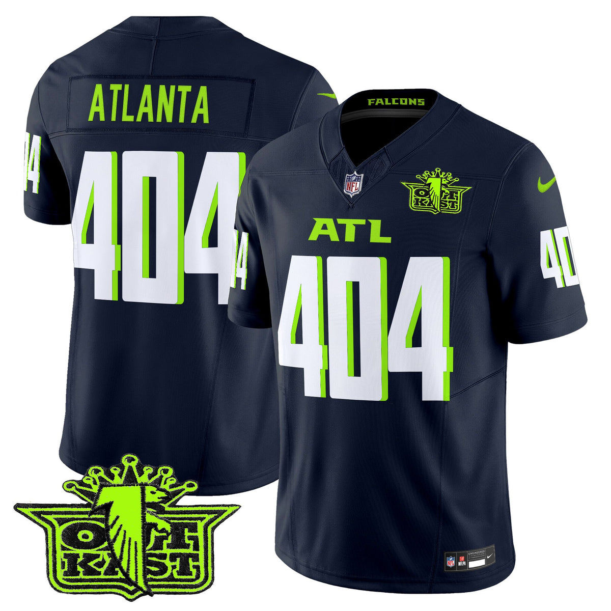Men's Outkast x Atlanta Falcons 2025 Atliens Vapor Limited Jersey - All Stitched