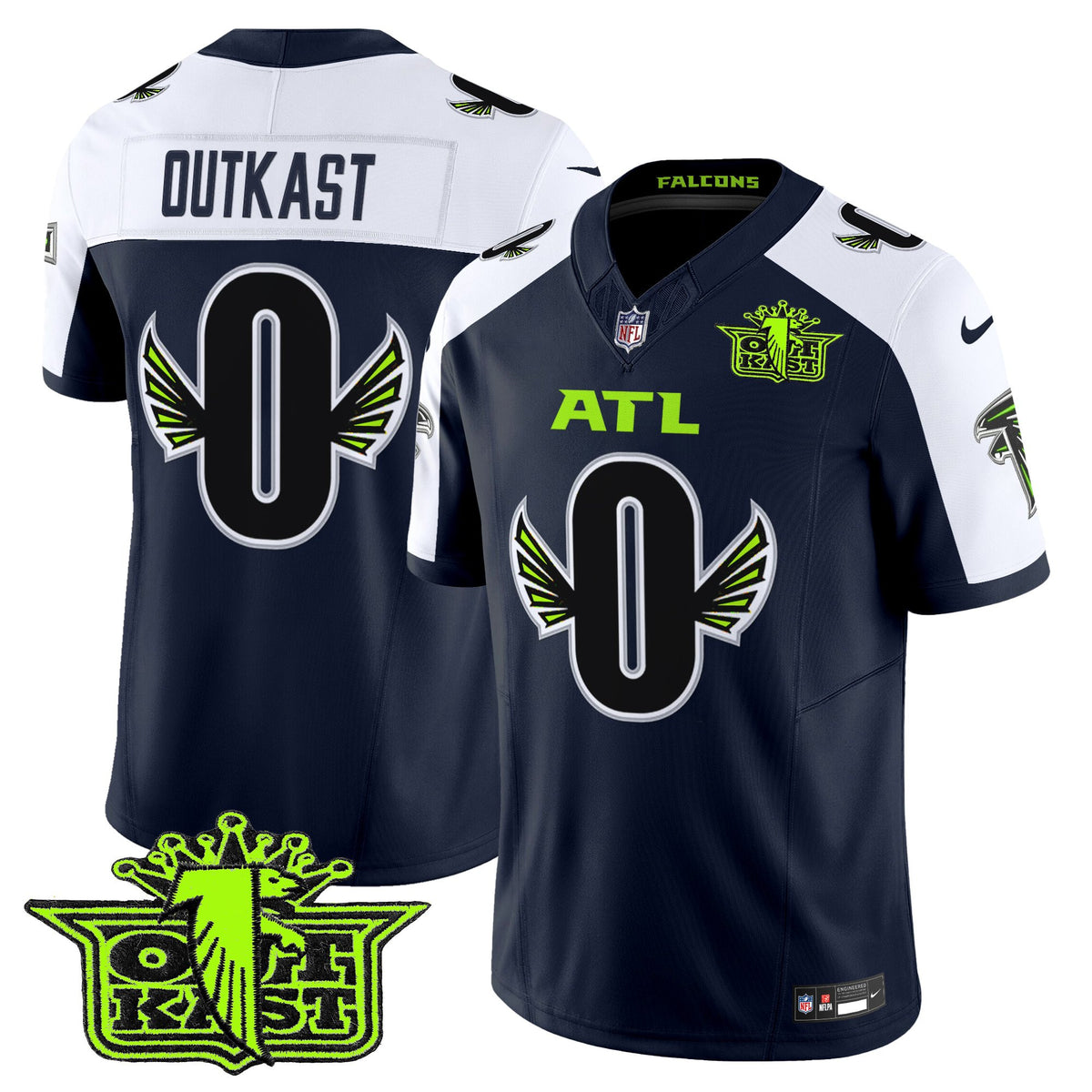 Men's Outkast x Atlanta Falcons 2025 Atliens Vapor Limited Jersey - All Stitched