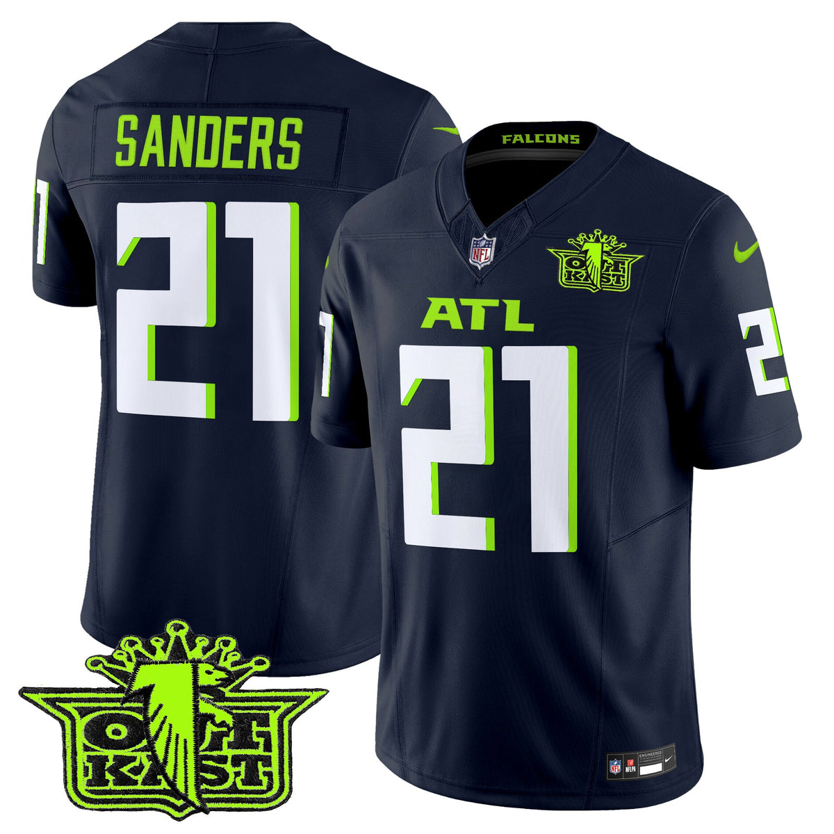 Men's Outkast x Atlanta Falcons 2025 Atliens Vapor Limited Jersey - All Stitched
