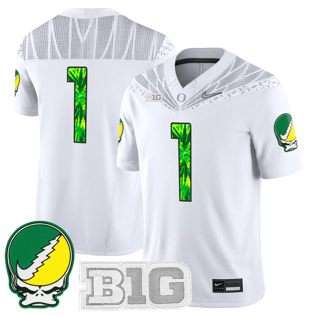 Men's Oregon Ducks 2025 "Grateful Ducks" Vapor Limited Jersey - All Stitched