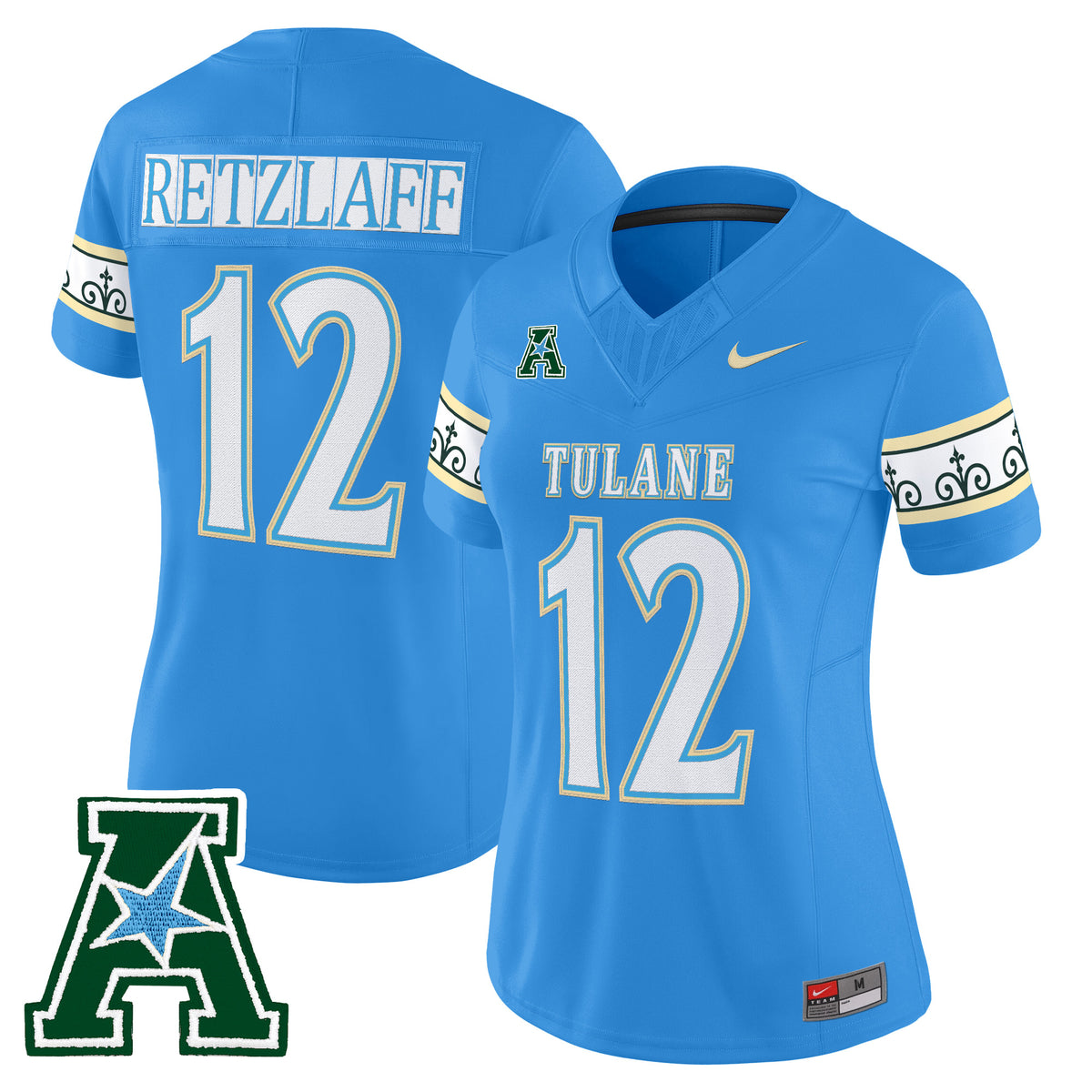 Women's Tulane Green Wave 2025 'City Edition' Vapor Limited Jersey - All Stitched