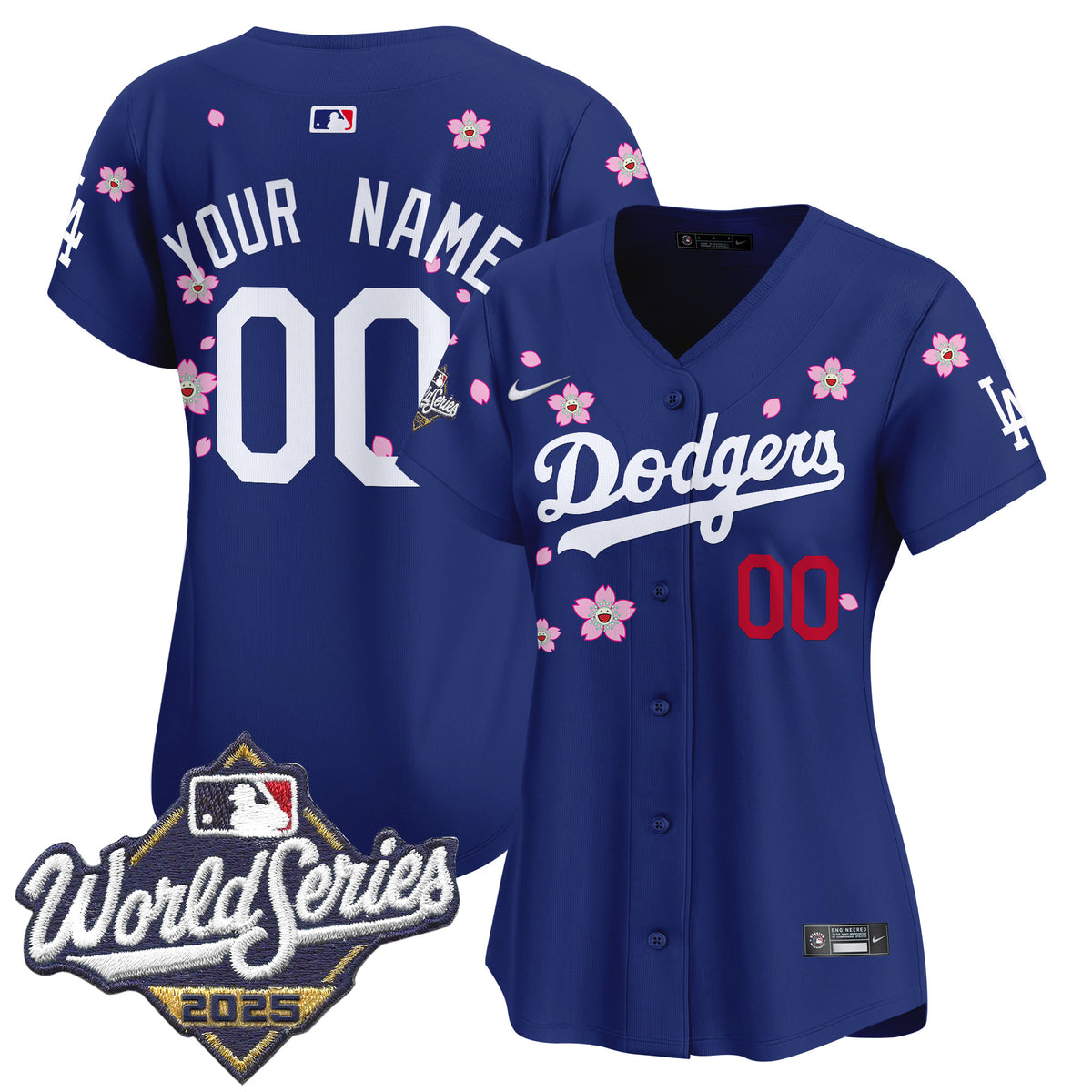Dodgers 2025 World Series x Tokyo Series Vapor Premier Limited Custom Jersey - All Stitched