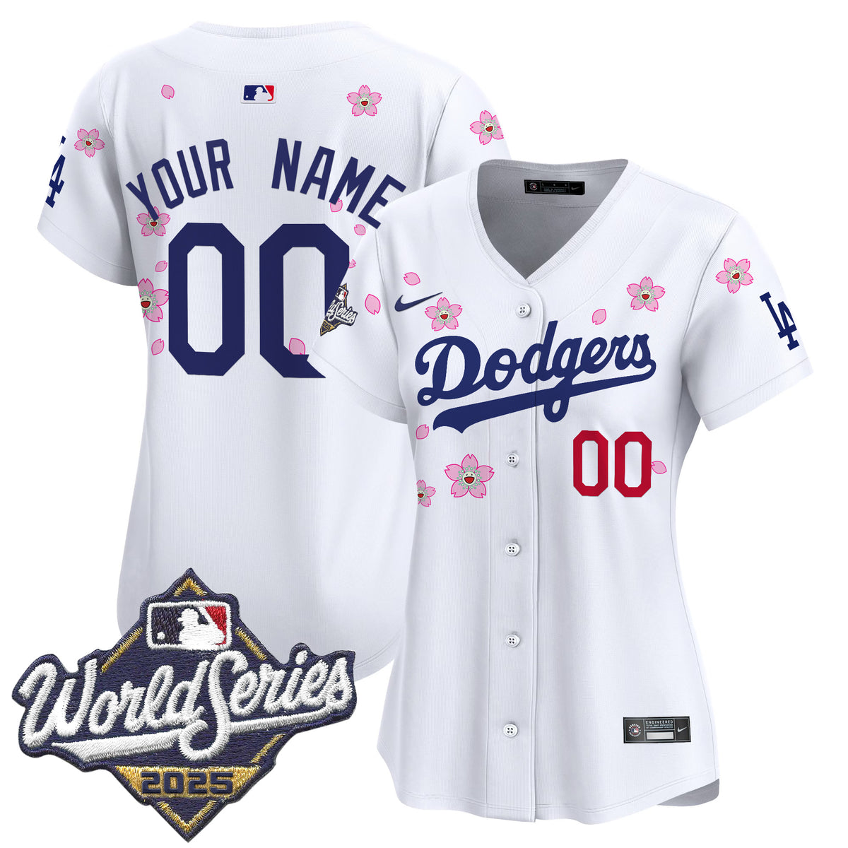 Dodgers 2025 World Series x Tokyo Series Vapor Premier Limited Custom Jersey - All Stitched