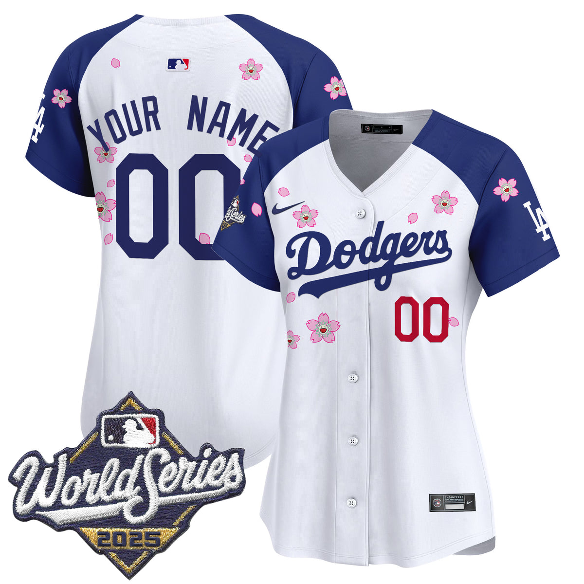 Dodgers 2025 World Series x Tokyo Series Vapor Premier Limited Custom Jersey - All Stitched