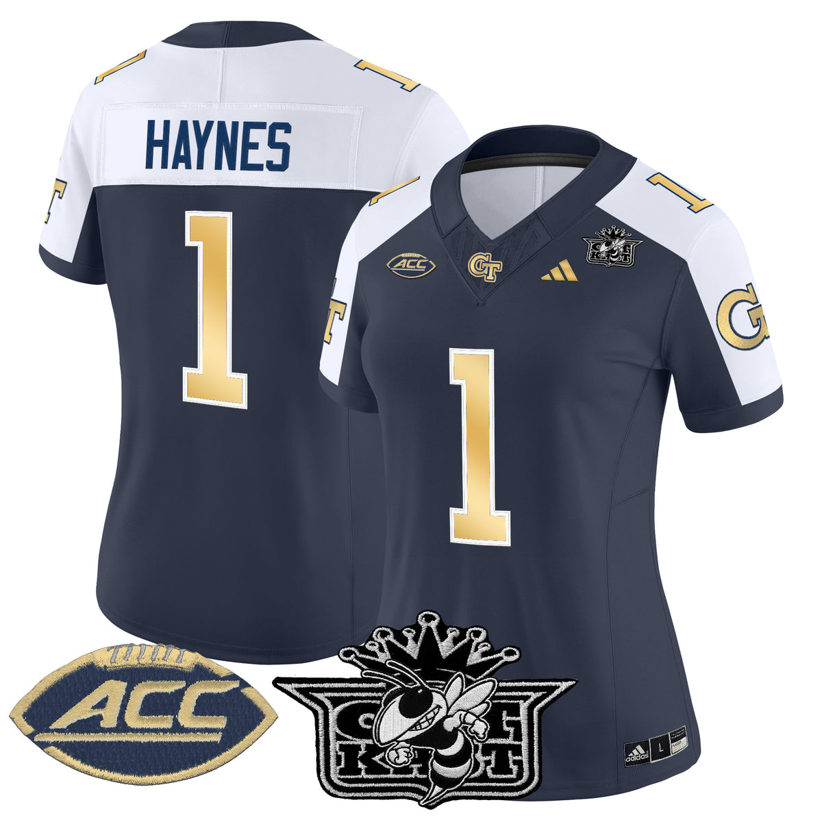 Women's Outkast x Georgia Tech Yellow Jackets 2025 Vapor Limited Jersey - All stitched
