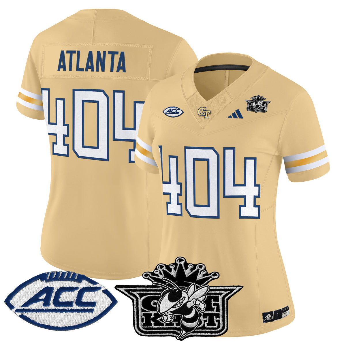 Women's Outkast x Georgia Tech Yellow Jackets 2025 Vapor Limited Jersey - All stitched
