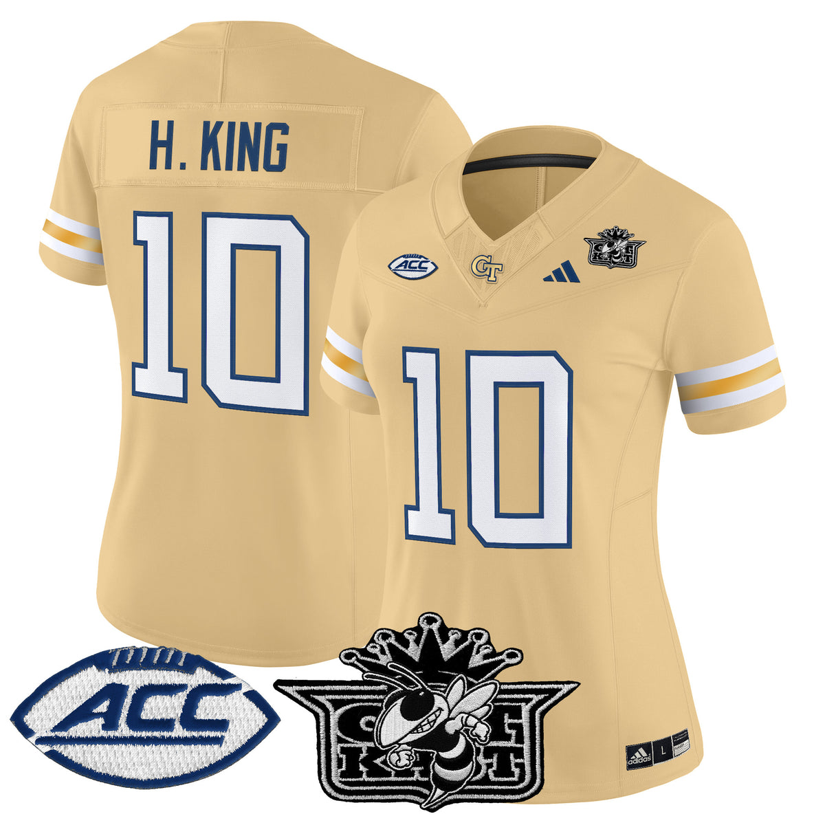 Women's Outkast x Georgia Tech Yellow Jackets 2025 Vapor Limited Jersey - All stitched