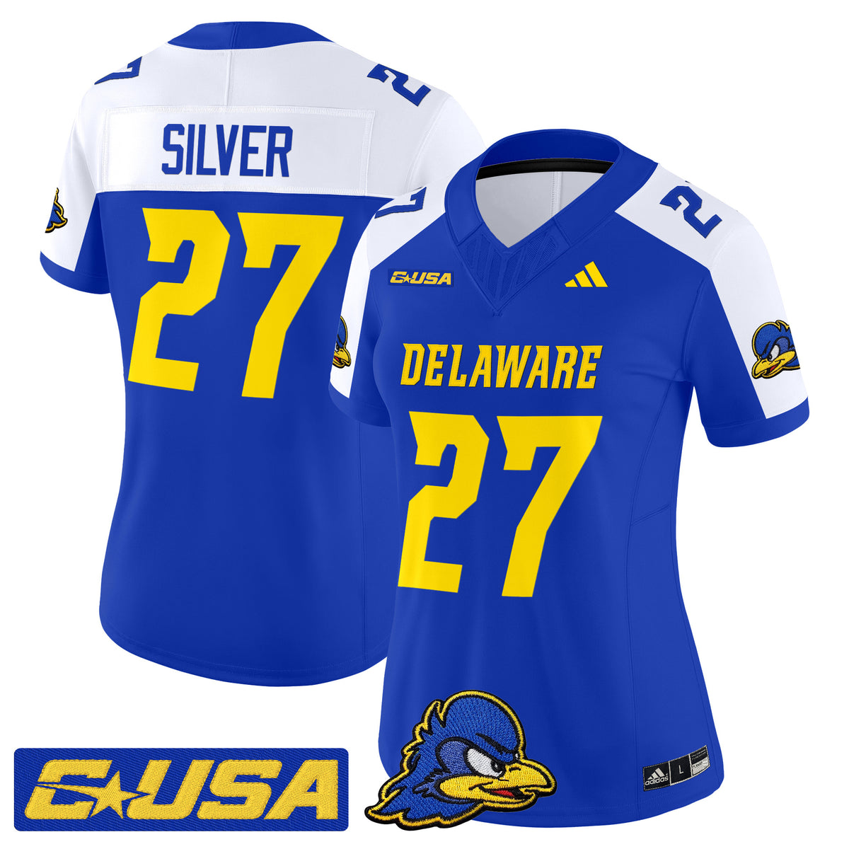 Women's Delaware Blue Hens 2025 Vapor Limited Jersey - All Stitched