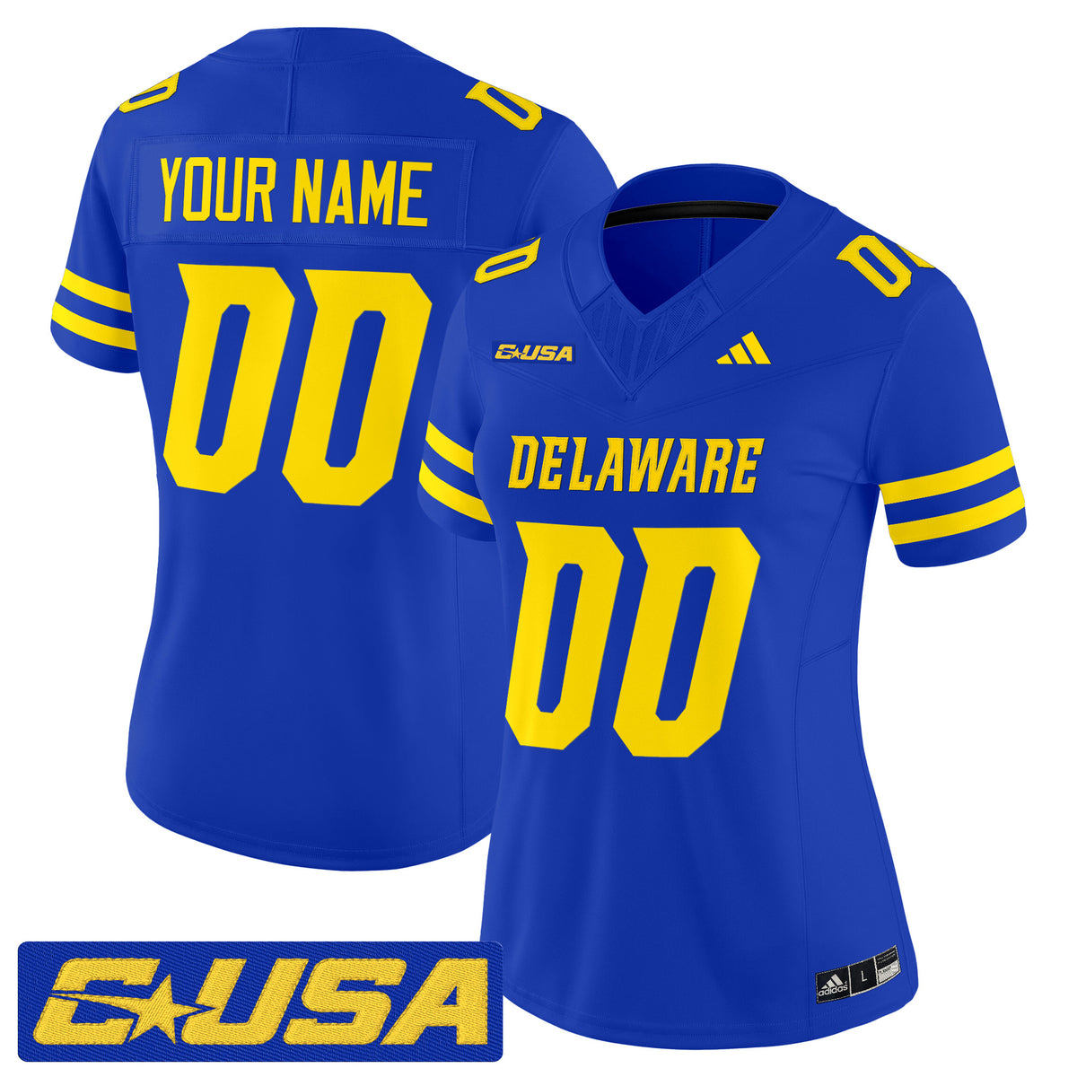 Delaware Blue Hens 2025 Vapor Limited Custom Jersey - All Stitched