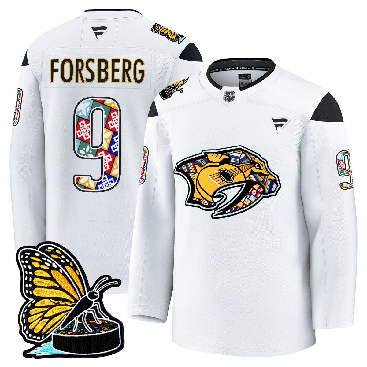 Men's Nashville Predators 2025 Hispanic Music Heritage Night Premium Jersey - All Stitched