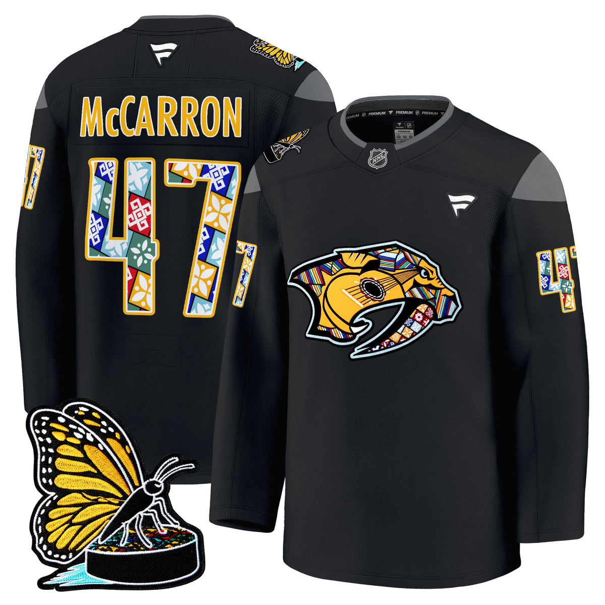 Men's Nashville Predators 2025 Hispanic Music Heritage Night Premium Jersey - All Stitched