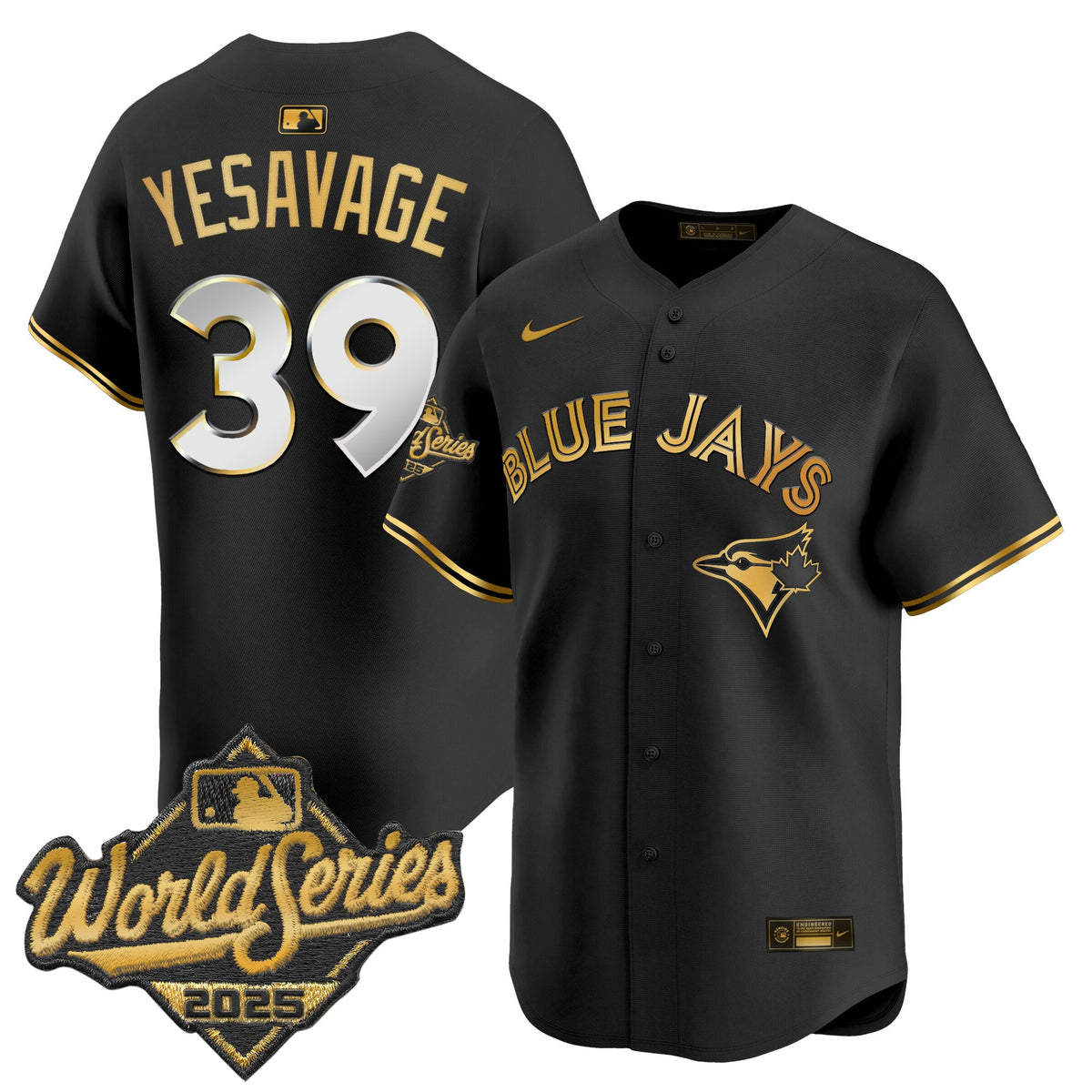 Men's Toronto Blue Jays 2025 World Series Vapor Premier Limited Jersey - All Stitched