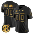 Vanderbilt Commodores 2025 Gold Vapor Limited Custom Jersey - All Stitched