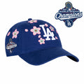 Los Angeles Dodgers 2025 World Series Champions x Tokyo Series Strapback Hat - Embroidered